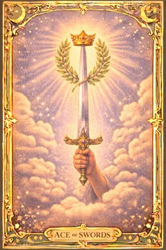 Swords Ace 카드 이미지
