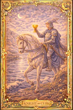 Cups Knight 카드 이미지