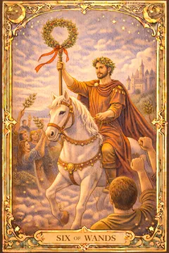 Wands Six 카드 이미지