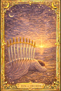 Swords Ten 카드 이미지