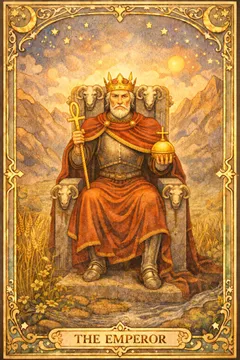 The Emperor 카드 카드 이미지