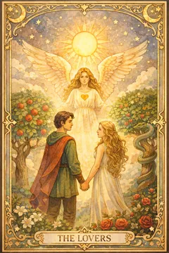 The Lovers 카드 카드 이미지