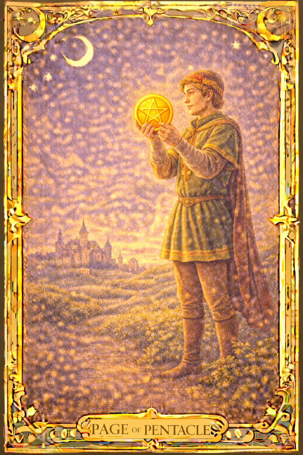 Pentacles Page