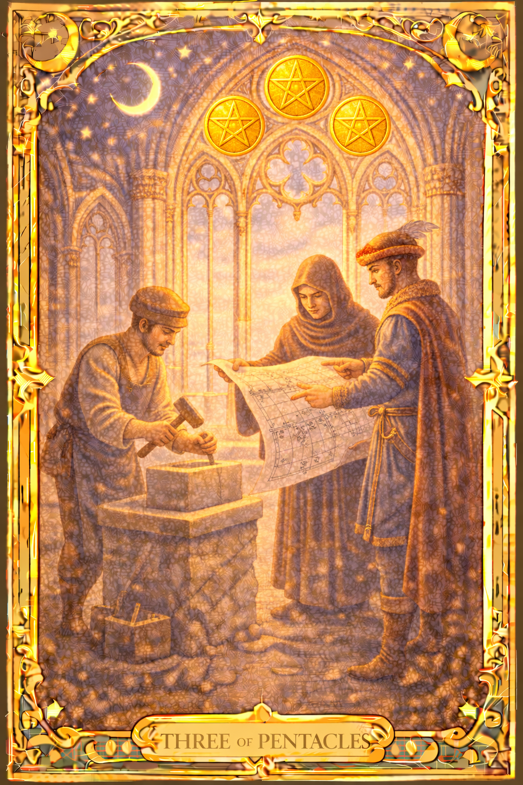 Pentacles Three